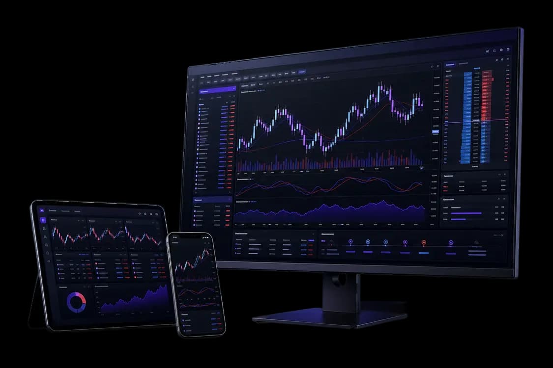 Platform MetaTrader 5 di desktop, tablet, dan ponsel